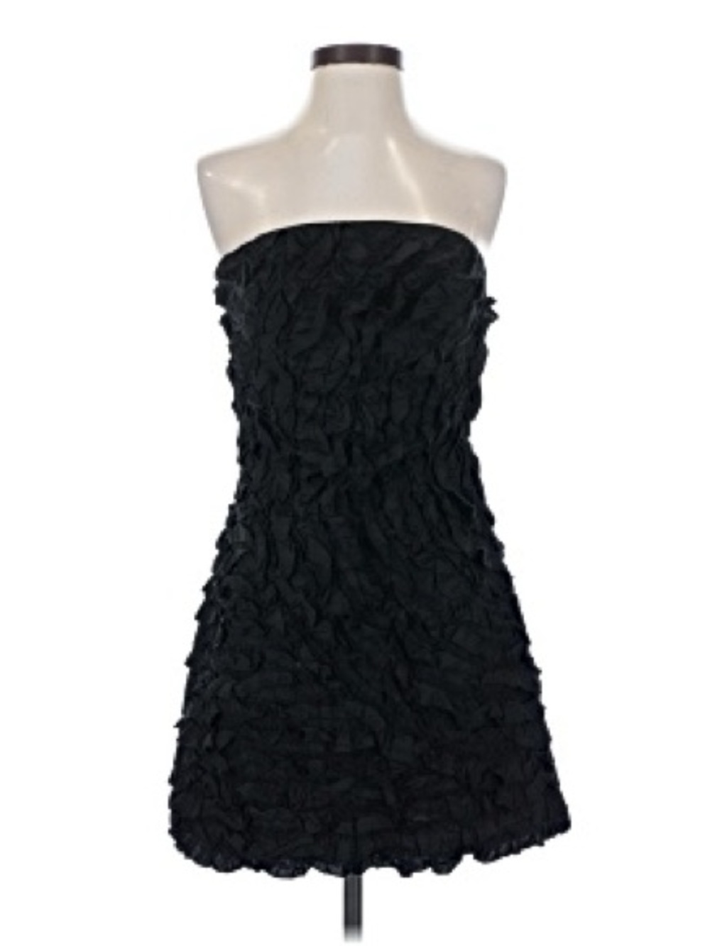 FARM Rio Black Strapless Ruffled Mini Dress 34850 - Picture 2 of 10